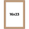 PosterPalooza | Weathered Yellow Picture Frame - UV Acrylic, Foam Board Backing, Hanging Hardware - 2 of 4