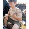 Deux par Deux Boy Printed Organic Cotton Tee Camping Beige - 3 of 4