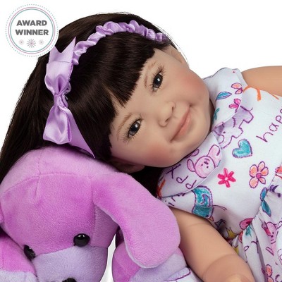 Paradise Galleries Reborn Toddler Doll - Children's Day, Full Vinyl Limbs, 16 inches, GentleTouch Vinyl, Weighted Body, 5-Piece Doll Reborn Doll Set