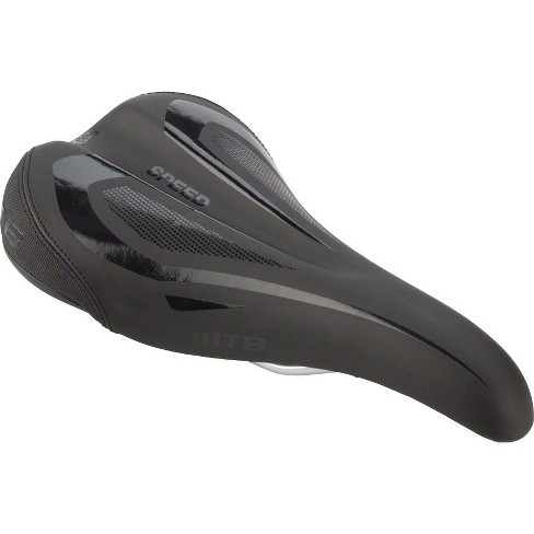 WTB Speed Comp Saddle Steel Black Shock Absorbing Synthetic Cover