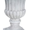 AZL1 Life Concept Planter Outdoor Garden Urn Handcrafted with No Assembly for Indoor Outdoor Patio Garden Living Room, White, 30.75"*24.5"*24" - 4 of 4
