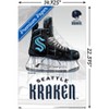 Trends International NHL Seattle Kraken - Drip Skate 20 Unframed Wall Poster Prints - 3 of 4