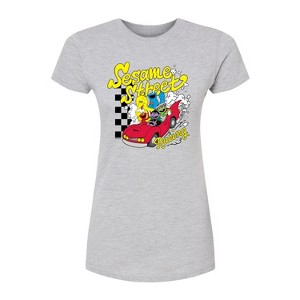 Women's - Sesame Street - SS Racing Fitted Graphic T-Shirt - 1 of 2