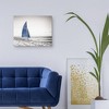 22" x 28" Catamaran Band by Flo Minton Canvas Art Print Blue - Masterpiece Art Gallery: Coastal Scene, Unframed Wall Decor - 4 of 4