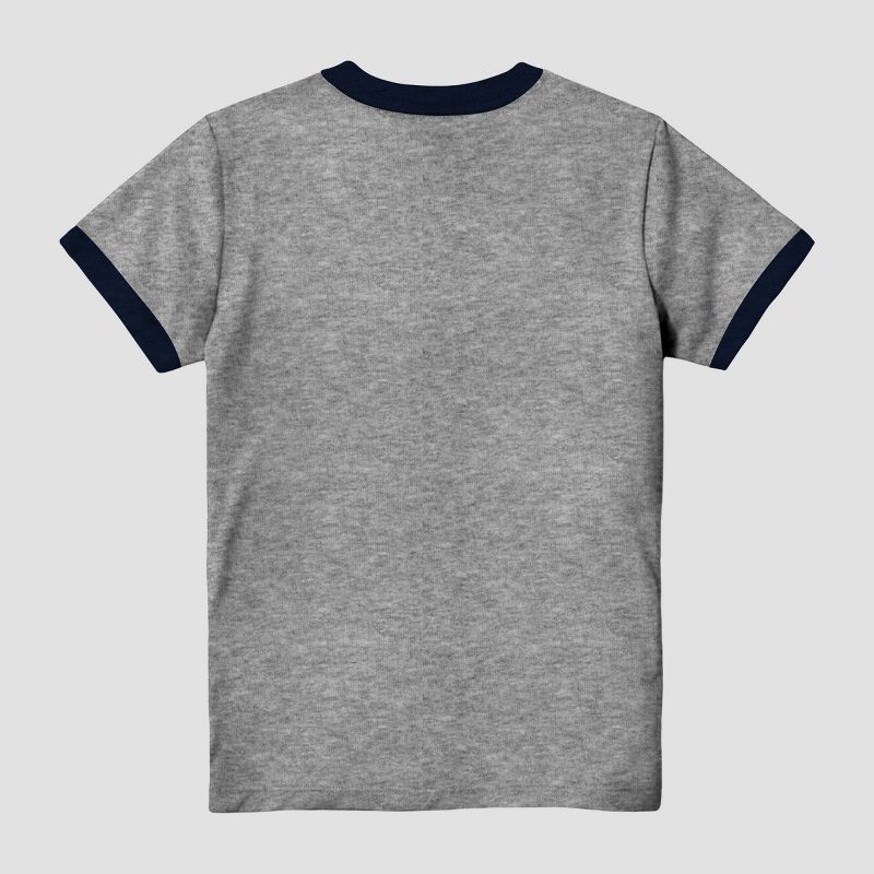 Boys' Super Mario Ringer Short Sleeve Graphic T-Shirt - Heather Gray, 2 of 7