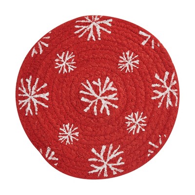 Split P Snowflake Round Trivet Set