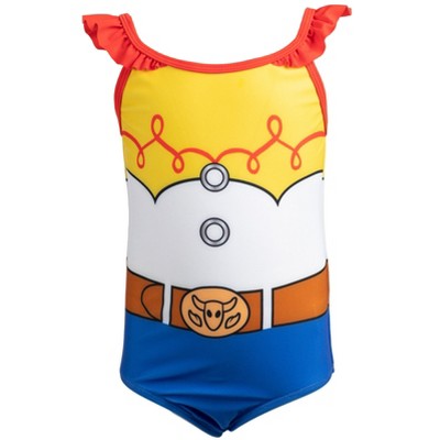 Disney Pixar Toy Story Jessie Girls Cosplay One Piece Bathing Suit Little  Kid : Target