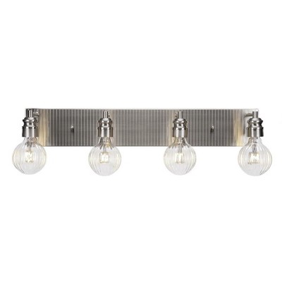 Toltec Lighting Edge 4 - Light Vanity in  Brushed Nickel