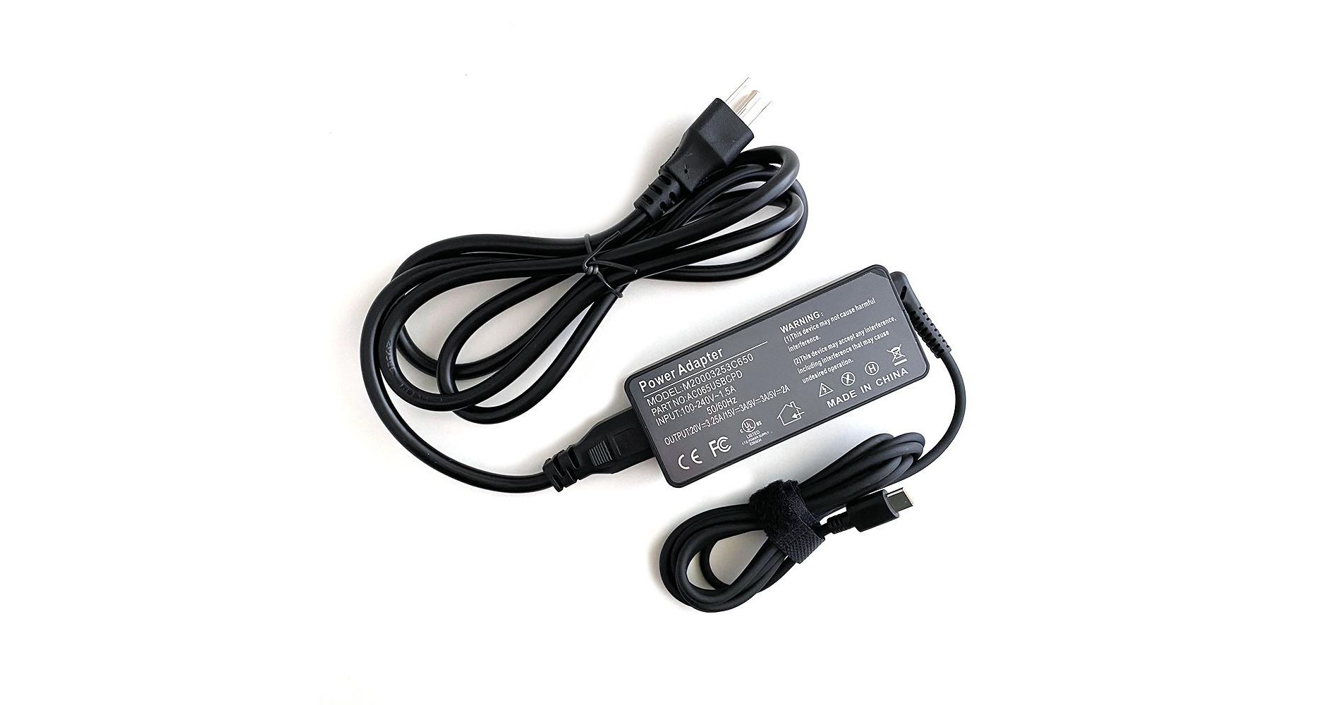 Premium Power Products 65W USB-C Laptop AC Power Adapter for Multiple Laptops