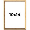 PosterPalooza | Photo Size Classic Modern Gold Frame - UV Acrylic, Foam Board Backing, Hanging Hardware - 2 of 4