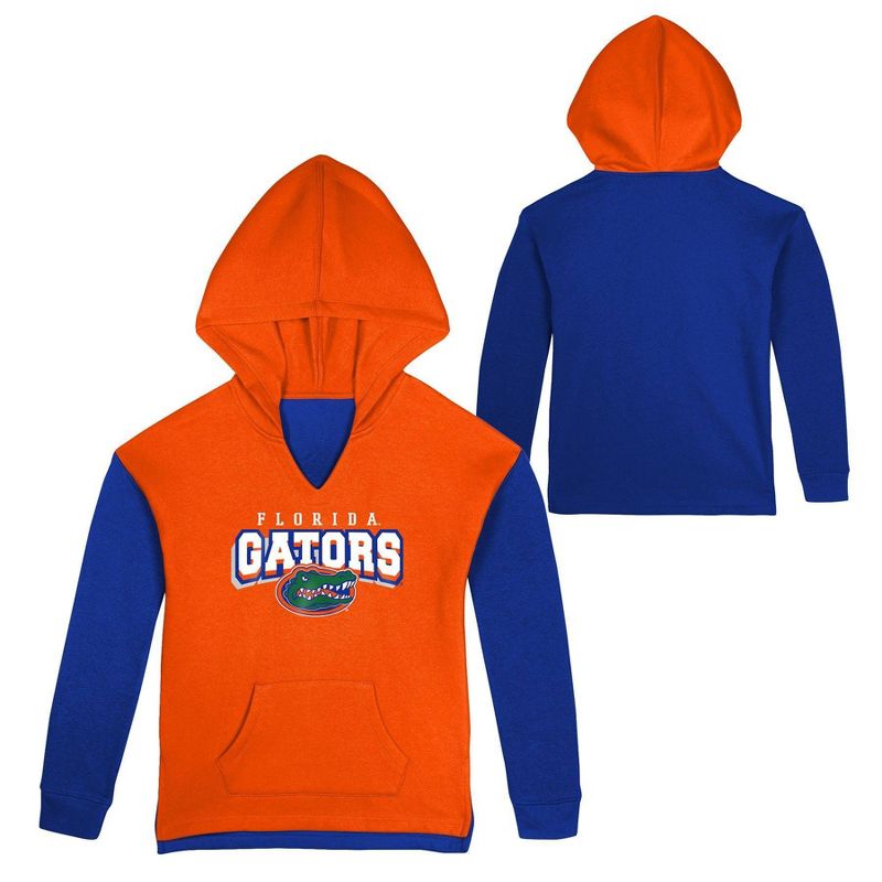 NCAA Florida Gators Girls&#39; Hooded Sweatshirt - S, 1 of 4