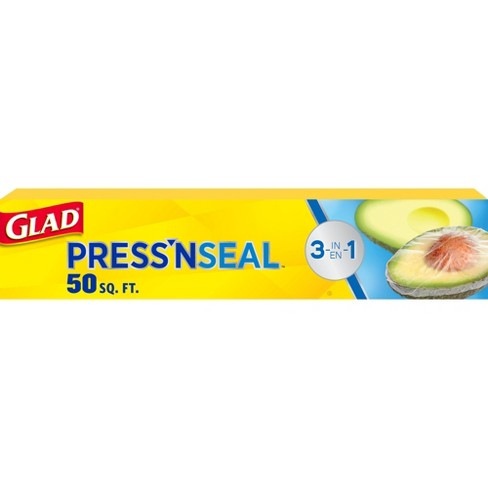 Glad Cling 'N Seal Plastic Food Wrap, 300 Square Foot Roll