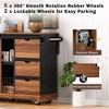 YOOCOZZ 55.5" Rolling Farmhouse Island with Drop Leaf - 4 of 4