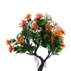 Unique Bargains Artificial Plants Rose-Adorned Welcome Pine Bonsai Plastic 3.94"x3.94"x10.63" 1 Pc - 4 of 4