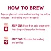 Southern Breeze Cold Brew Sweet Tea Strawberry Iced Tea with Black Tea and Zero Carbs Zero Sugar, 20 Individually Wrapped Tea Bags, Pack of 4 - 4 of 4