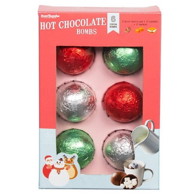 BomBombs Snowball Holiday Hot Drink Bomb Set - 5.5oz/6ct