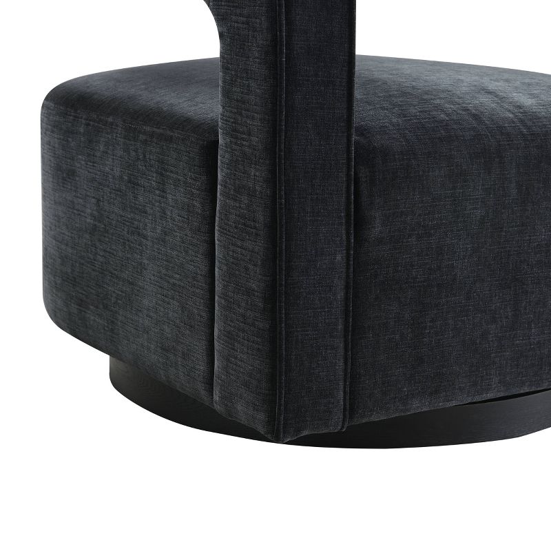 Luna Stain Resistant Fabric Swivel Chair - Abbyson Living, 5 of 9