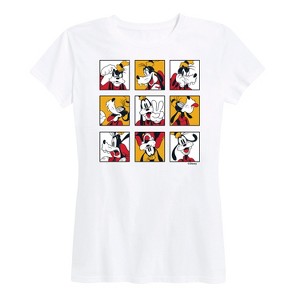 Women's - Disney - Goofy Grid Short Sleeve Graphic T-Shirt - 1 of 4