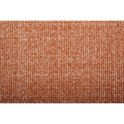 Orange 5' x 8' Flat Woven Chenille Area Rug