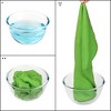 Unique Bargains Microfiber Lint Free Highly Absorbent Reusable Kitchen Towels 12 Packs - 4 of 4
