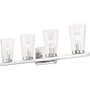 Livex Lighting Cityview 4 - Light Vanity in  Polished Chrome - 2 of 4