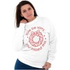 Christmas Yule Be Sorry Wreath Sweatshirt for Men or Women Brisco Brands - 4 of 4