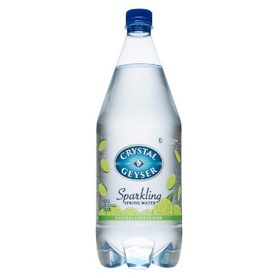  Crystal Geyser Lime Sparkling Water - 1.25 L Bottle 