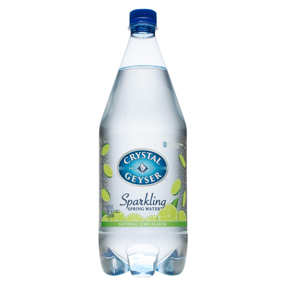 UPC 654871000432 product image for Crystal Geyser Lime Sparkling Water - 1.25 L Bottle | upcitemdb.com