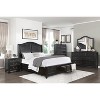Gulches Collection Nightstand 3 Drawers, Charcoal Brown Finish, Birch Veneers, 26"Wx17"Dx27"H, 1pc Only - 2 of 4