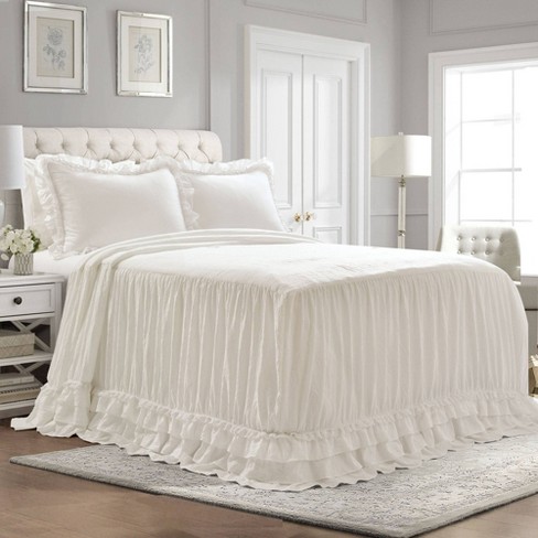 White bedspread hot sale queen target