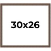 PosterPalooza | Elegant Brown Picture Frame - UV Acrylic, Backing Board, Hanging Hardware Included - 2 of 4