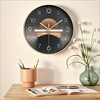 REGALWOVEN Modern Plastic Exquisite Battery Powered Silent Wall Clock 12 x 12 x 1.6 Inches - 2 of 4