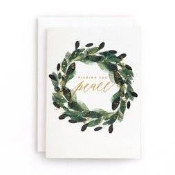 Minted 10ct Greenery Wreath Boxed Cards