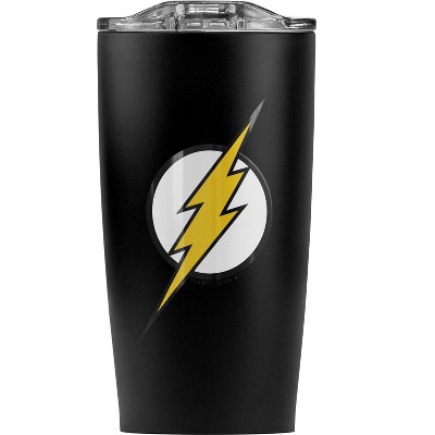 JLA Flash Logo Steel Tumbler 20oz Coffee Travel Mug