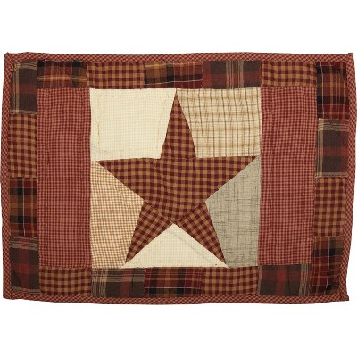 Abilene Star Quilted Placemat Set of 6 12x18 VHC Brands