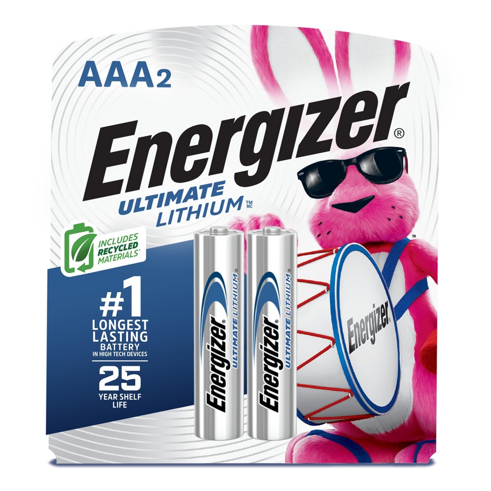 Photos - Battery Energizer 2pk Ultimate Lithium AAA  