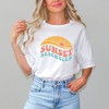 Simply Sage Market Women's Sunset Beach Club Short Sleeve Graphic Tee - 2 of 3
