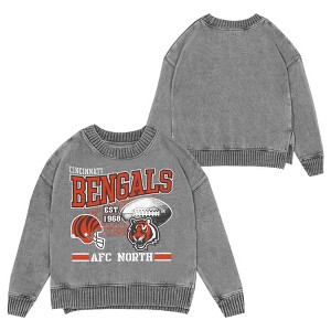 NFL Cincinnati Bengals Women's Long Sleeve Fashion Fleece Sweatshirt - 1 of 3