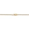Black Bow Jewelry 1.55mm 14k Yellow Gold Solid Rolo Pendant Chain - 4 of 4