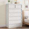 Whizmax 7 Drawer Dresser Tall for Bedroom, Modern 7 Chest of Drawers with Large Storage, White Dresser Organizer for Living Room, Nursery, Entryway - 3 of 4