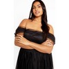 Women's Plus Size Lulu Dress - black | CITY CHIC - 3 of 4