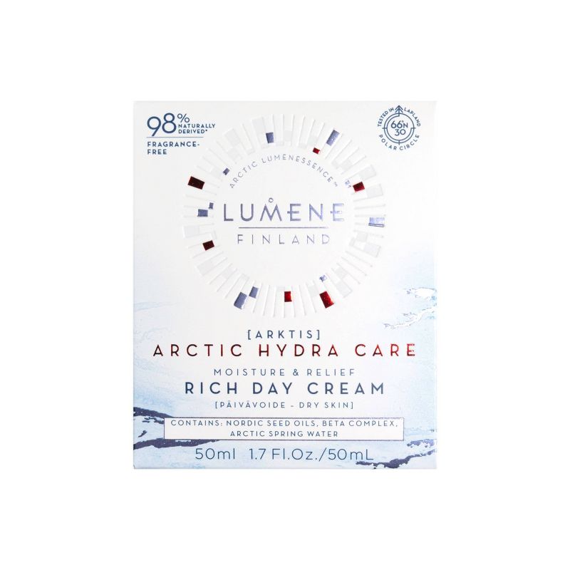 Lumene Arktis Moisture &#38; Relief Rich Day Cream for Sensitive Skin - 1.7 fl oz, 4 of 7