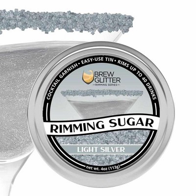 Brew Glitter Colorful Cocktail Rimming Glitter Sugar Series (1x 4oz Tin)