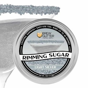 Brew Glitter Colorful Cocktail Rimming Glitter Sugar Series (1x 4oz Tin) - 1 of 4