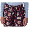 DC Comics Women's Harley Quinn Love Stinks Loungewear Pajama Pants Black - 3 of 4