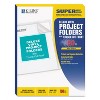C-Line Deluxe Project Folders Jacket Letter Vinyl Clear 50/Box 62138 - 3 of 3