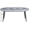 Kumasinova 39"-70" Extendable Dining Table,Oval Kitchen Table with Metal Legs,Space-Saving Dining Room Table for Small Space,Kitchen - 3 of 4