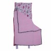 Bacati - Owls Pink Gray Girls Cotton Toddler Nap Mat - image 4 of 4