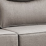 gray cushion/brown wicker