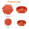 Unique Bargains PU Leather Foldable Jewelry Organizing Storage Trays 2 Pcs - 2 of 4